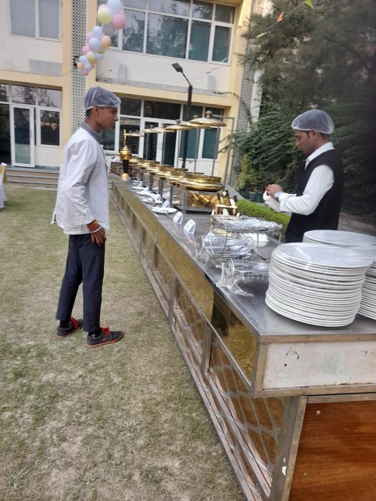 Mithila Events hospitality staff at a celebration in Noida
