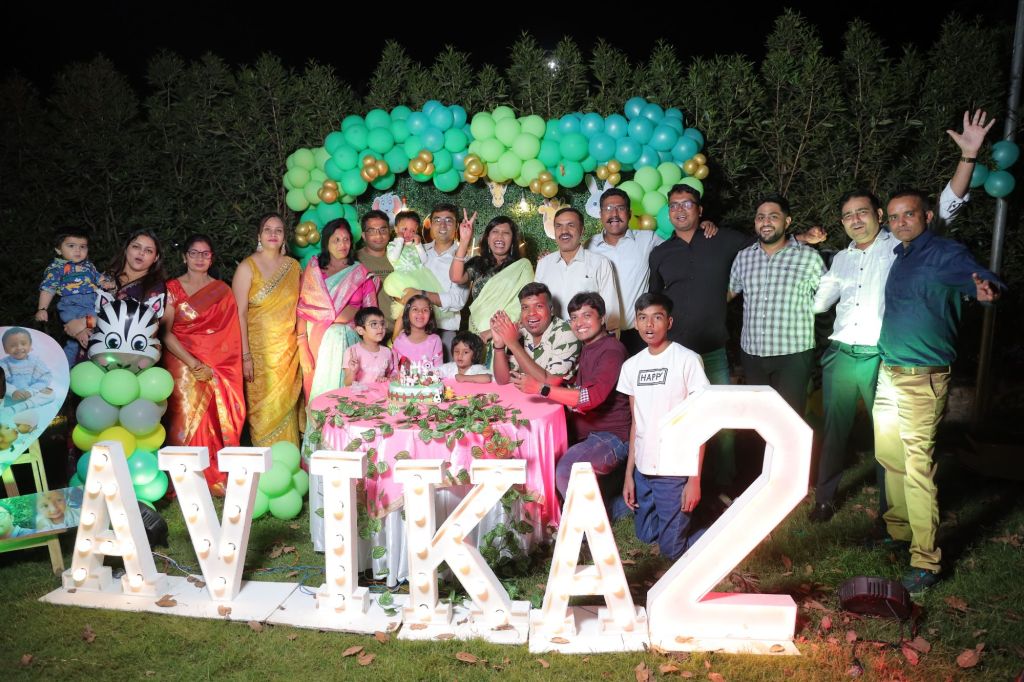 Farmhouse venue set up for a birthday party in Noida by Mithila Events