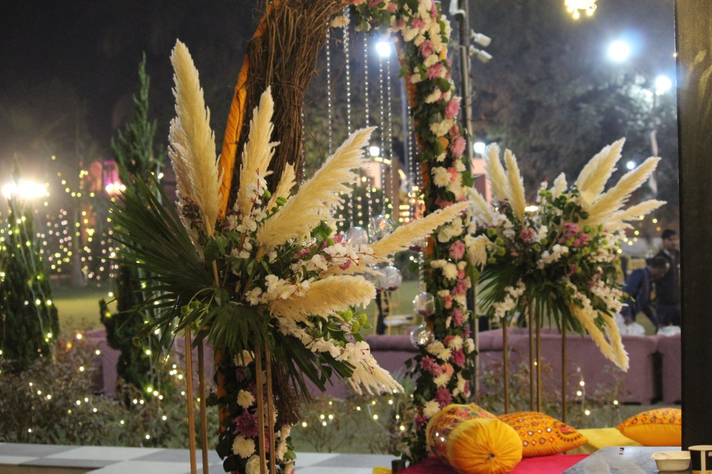 Live food counter at a wedding function, Mithila Events catering